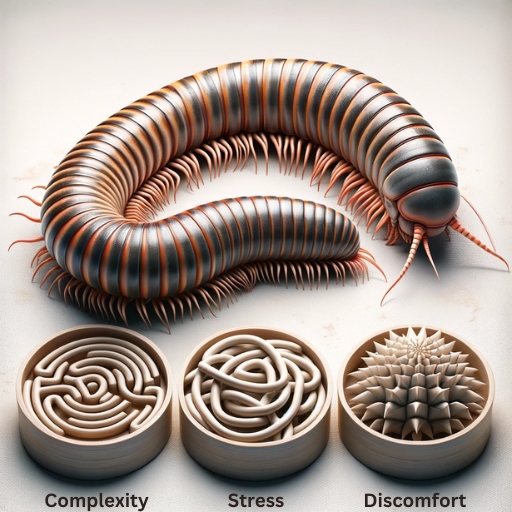 Infographic of the millipede dream meaning