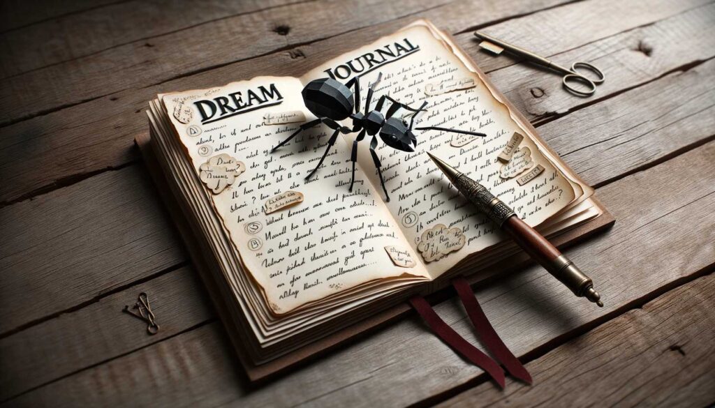 Dream Journal about black ants