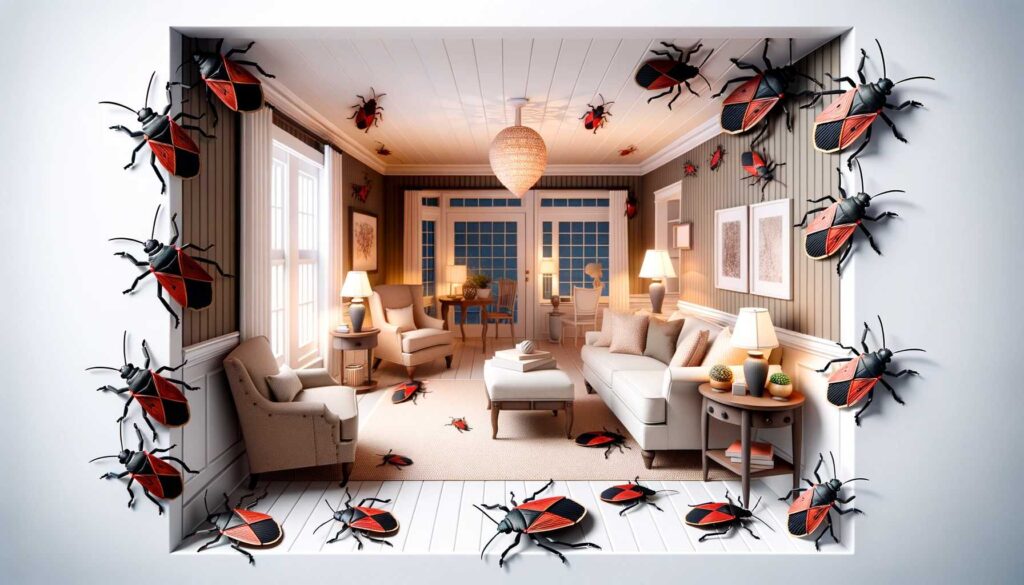 Dream about a swarm of boxelder bugs in your home
