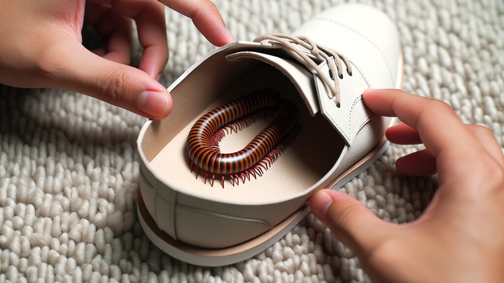 Dream about finding a millipede in your shoe
