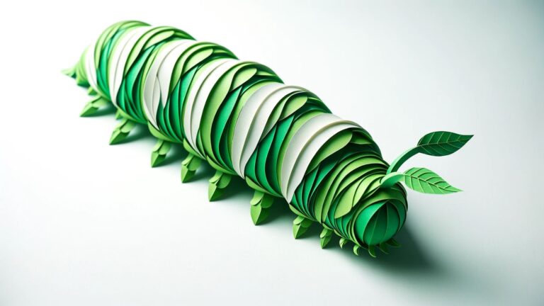Dream about green caterpillar