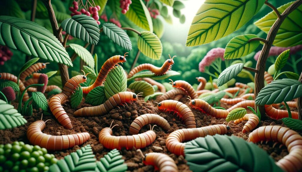Dream about mealworms in your garden
