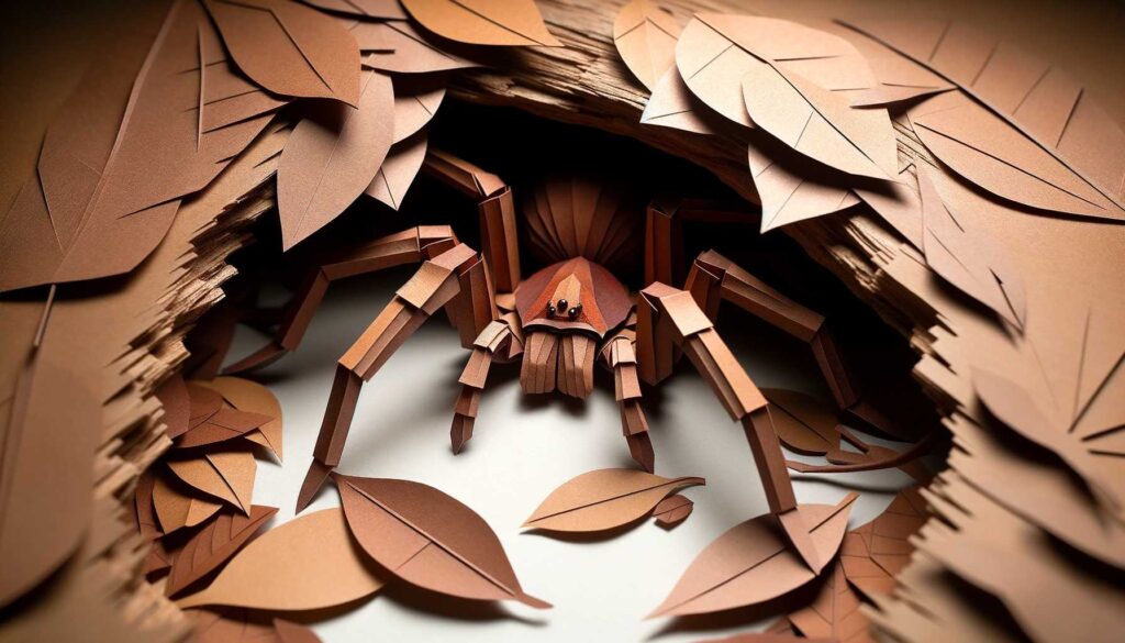 Dream about seeing a brown recluse spider in a hiding spot