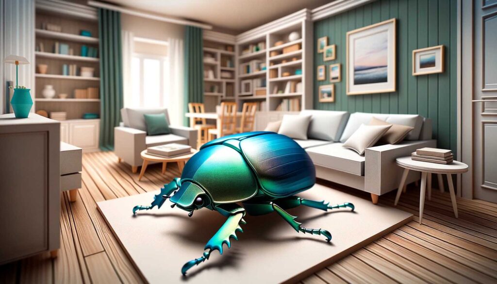 Dream about the scarab beetle in the house
