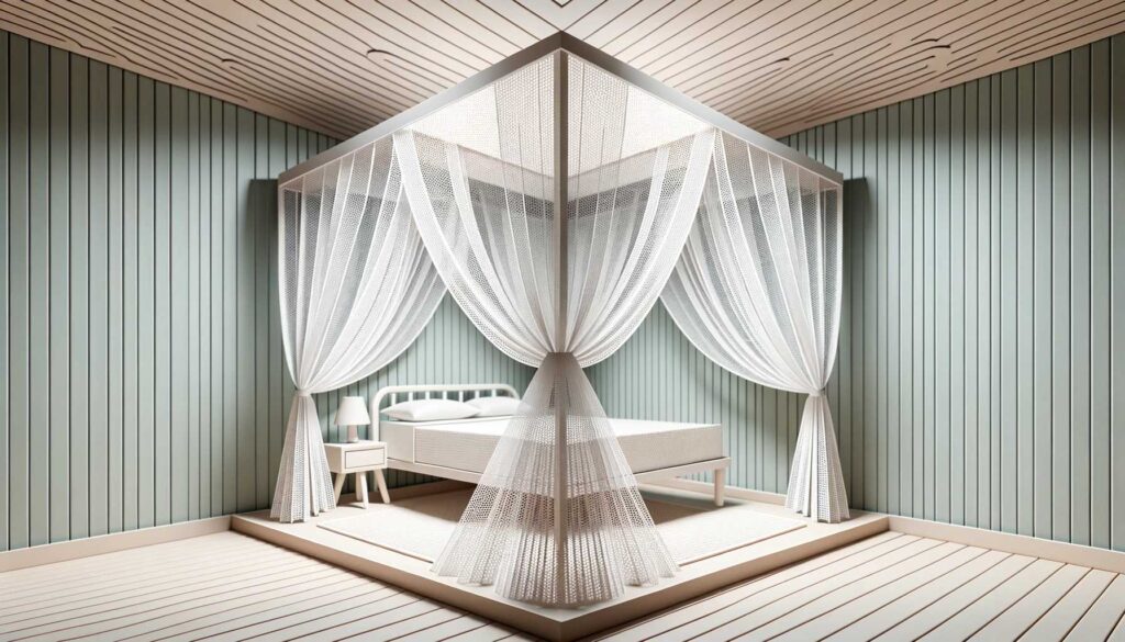 Dream of a mosquito net