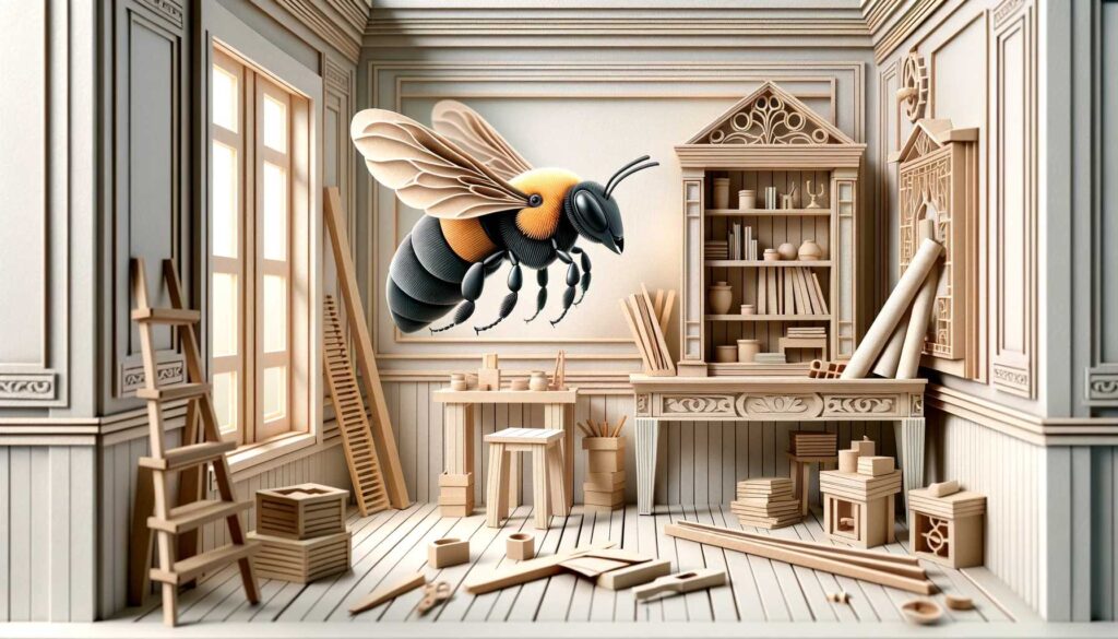 Dream of seeing a carpenter bee in your home