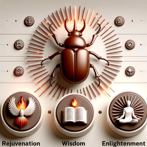 Infographic of the brown beetle dream meaning