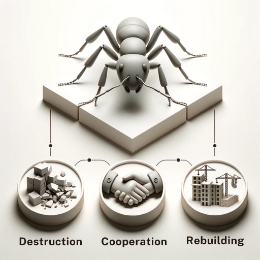 Infographic of the carpenter ant dream meaning