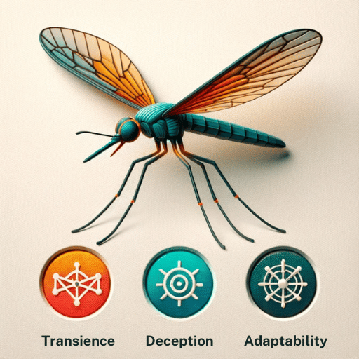 Infographic of the crane fly dream meaning