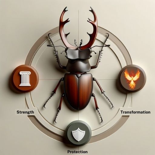 Infographic of the stag beetles dream meaning