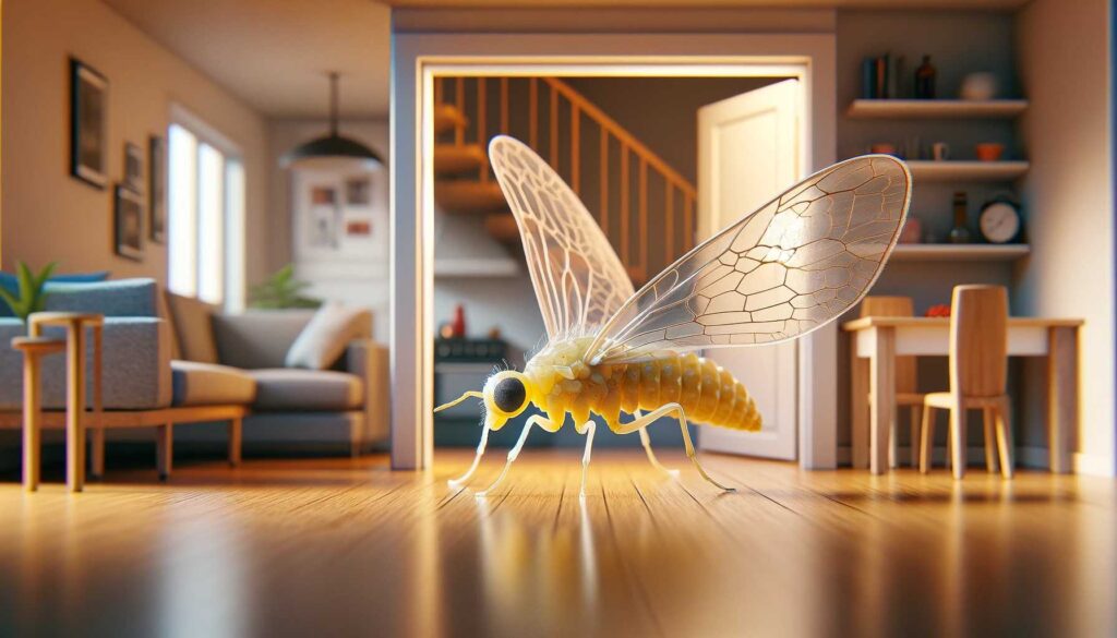 Dream about a white fly in your house