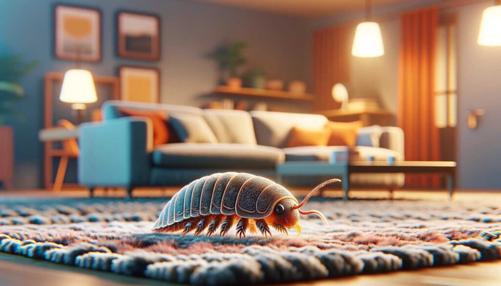 Dream about a woodlouse in the house