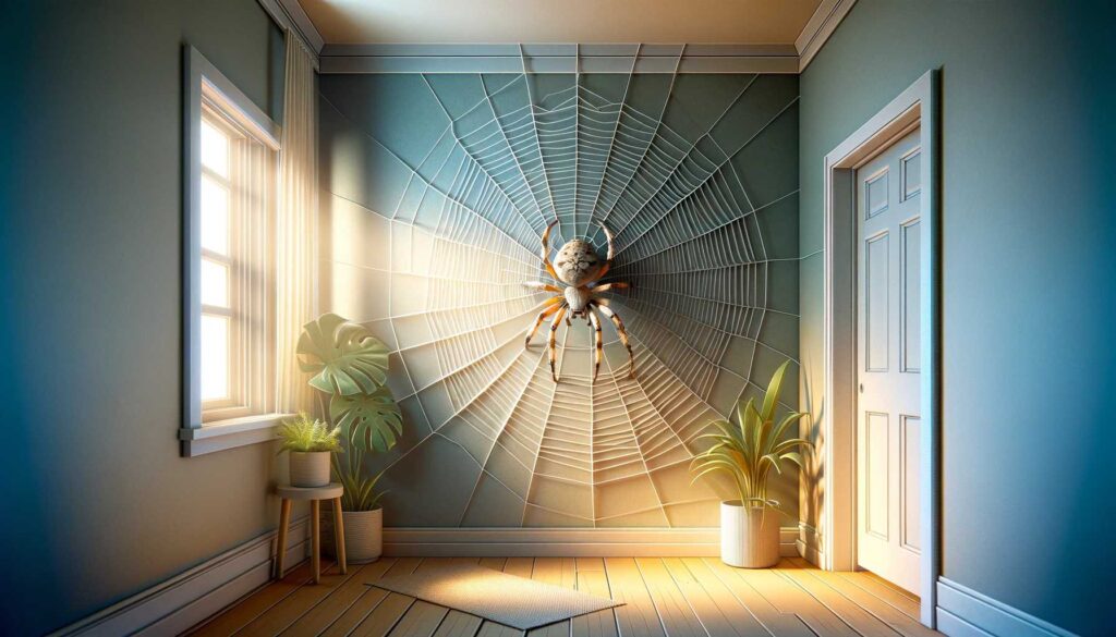 Dream about an orb weaver spider in your house