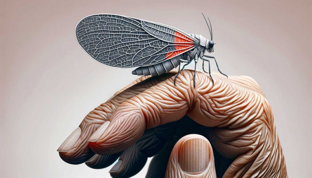 Dream about seeing a lanternfly perched quietly on your hand