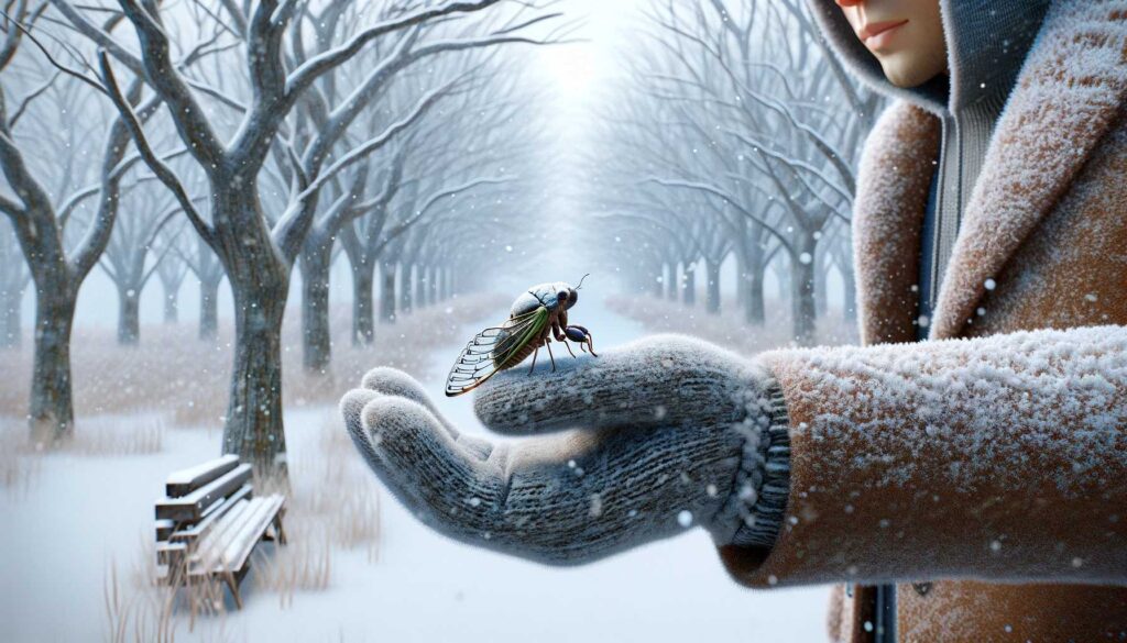 Dream of a cicada in winter