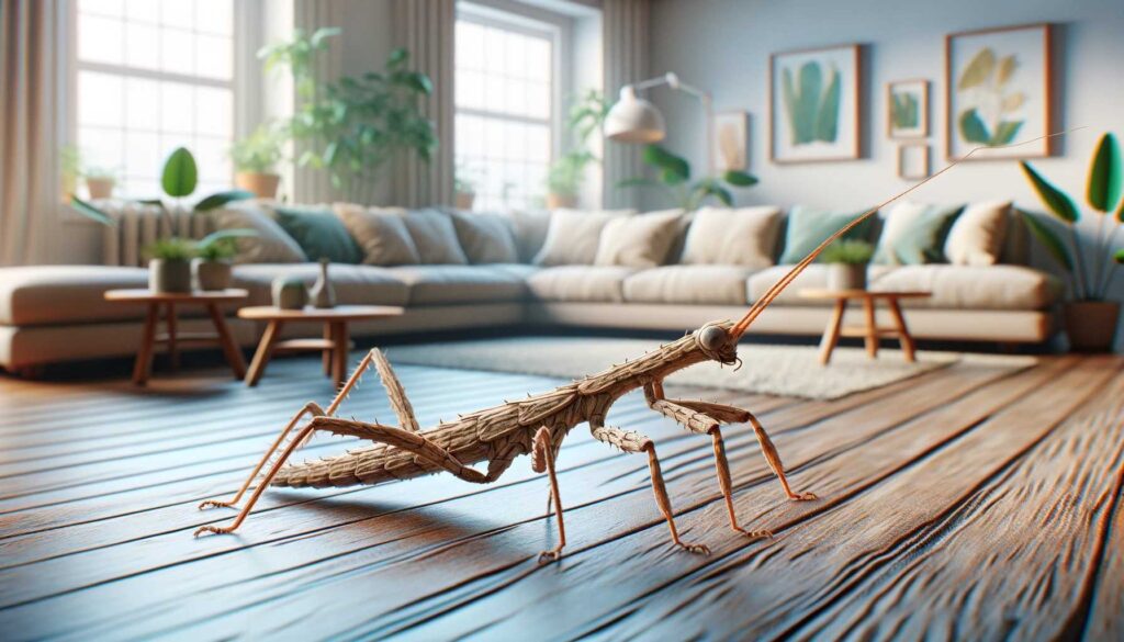 Dream of a stick insect in the house