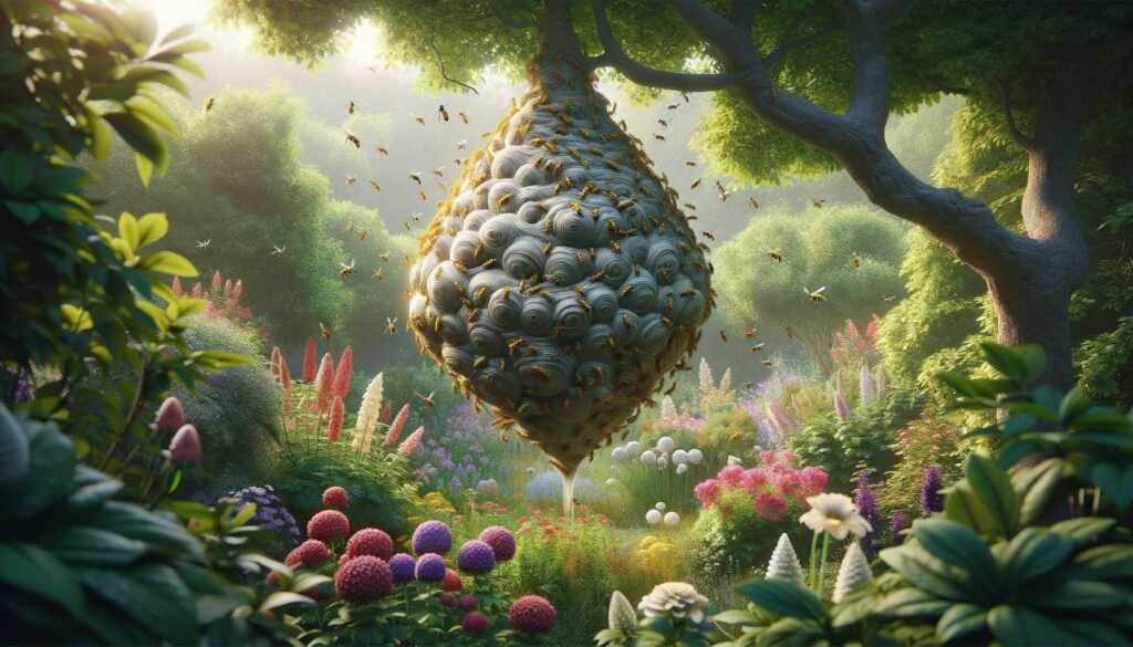 Dream of a yellow jacket nest