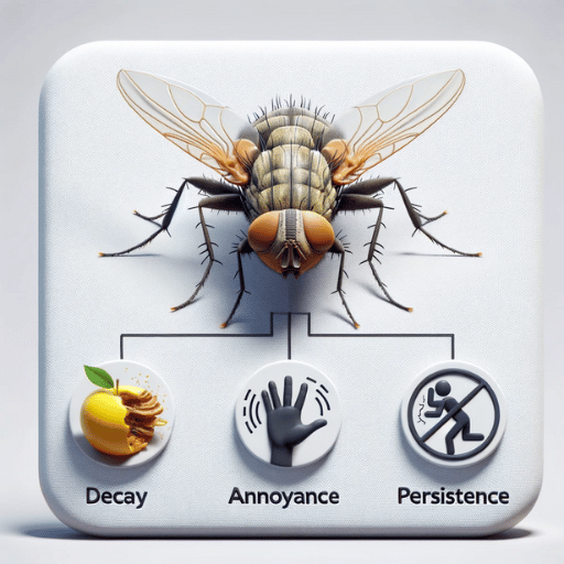 Infographic of the fruit flies dream meanings