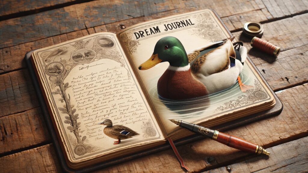 A dream journal about mallard duck