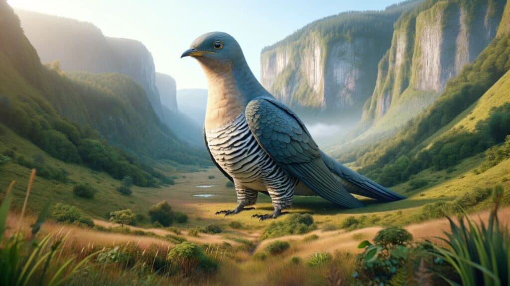 A giant cuckoo in the valley