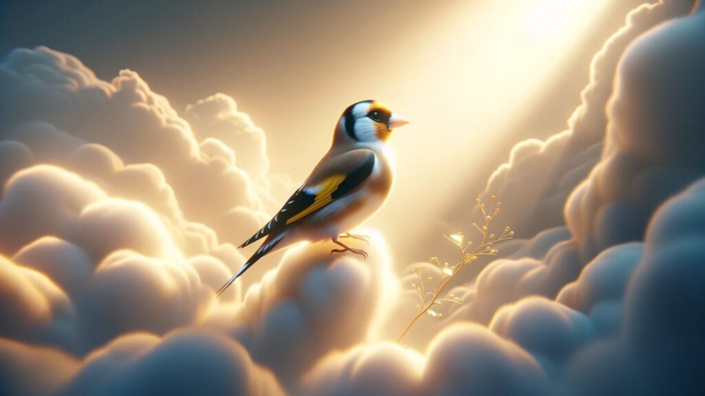 Biblical representation of the goldfinch