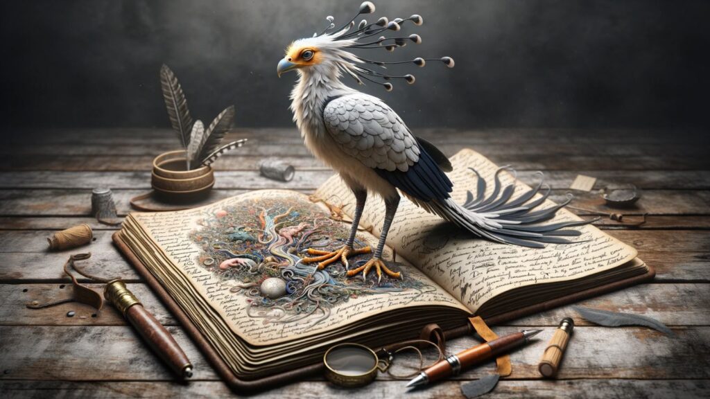 Dream journal about the secretary bird