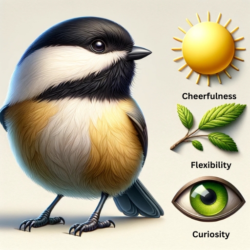 Infographic of the chickadee dream meanings