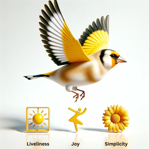 Infographic of the goldfinch dream meanings