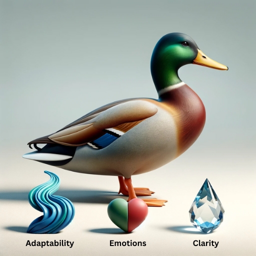Infographic of the mallard duck dream meanings