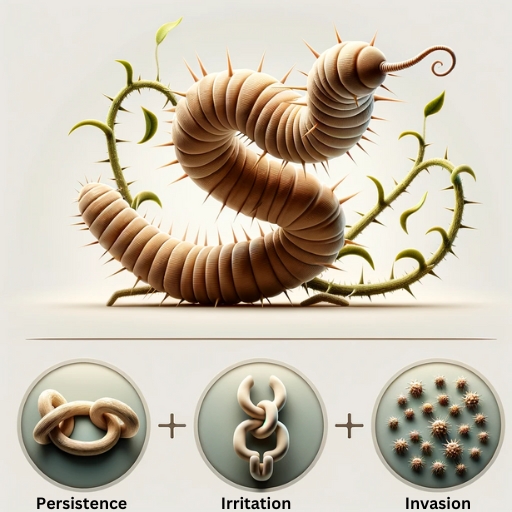 Infographic of the pinworm dream meanings