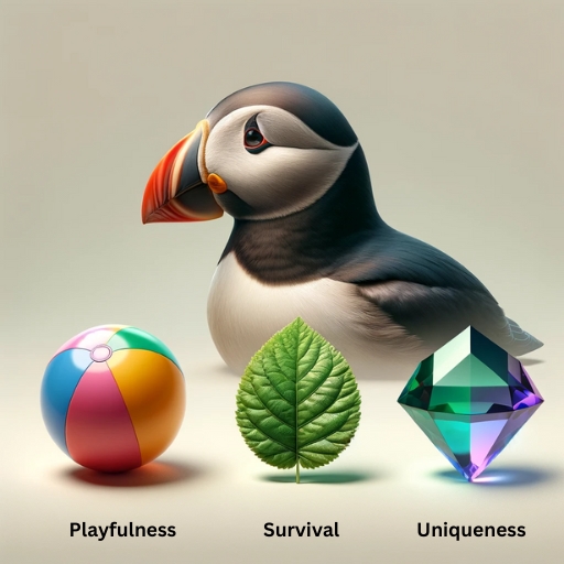 Infographic of the puffin dream meanings