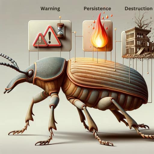 Infographic of the weevil dream meanings