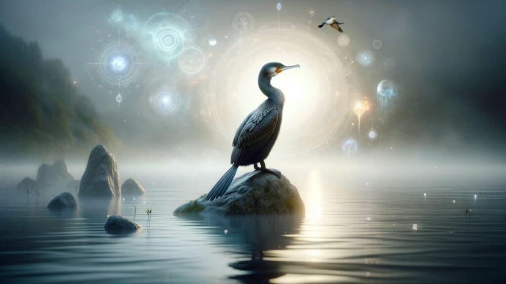 Spiritual representation of the cormorant