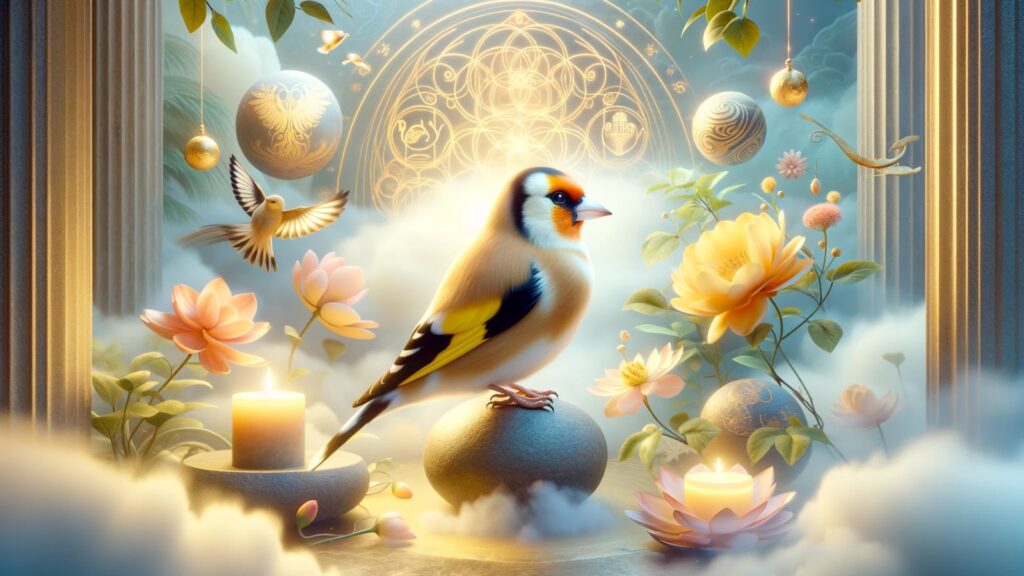 Spiritual representation of the goldfinch