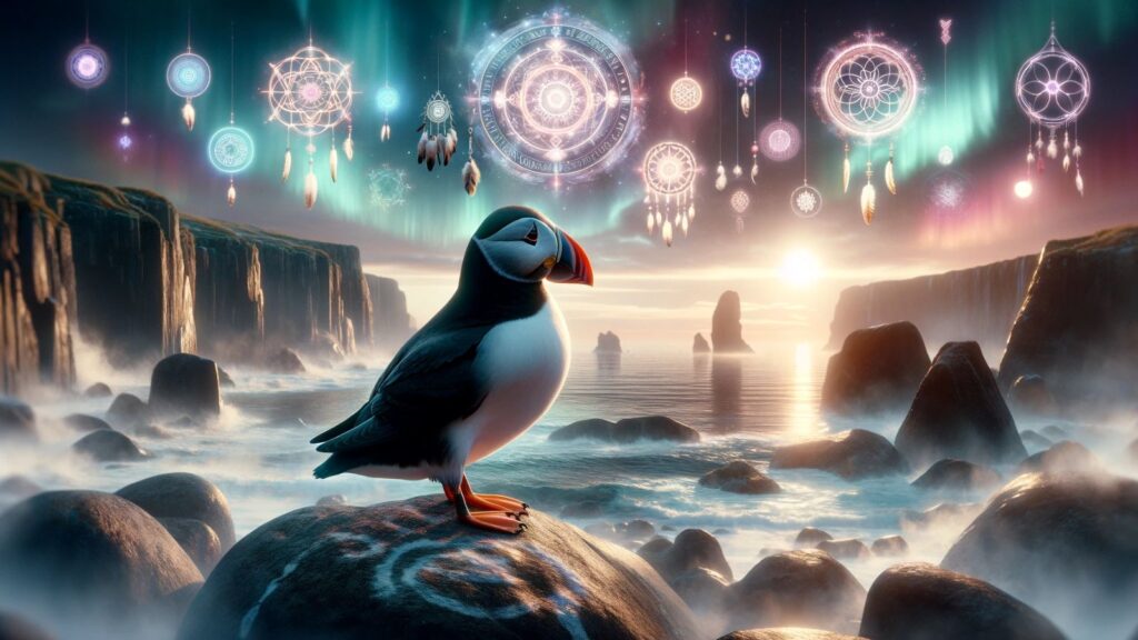 Spiritual representation of the puffin