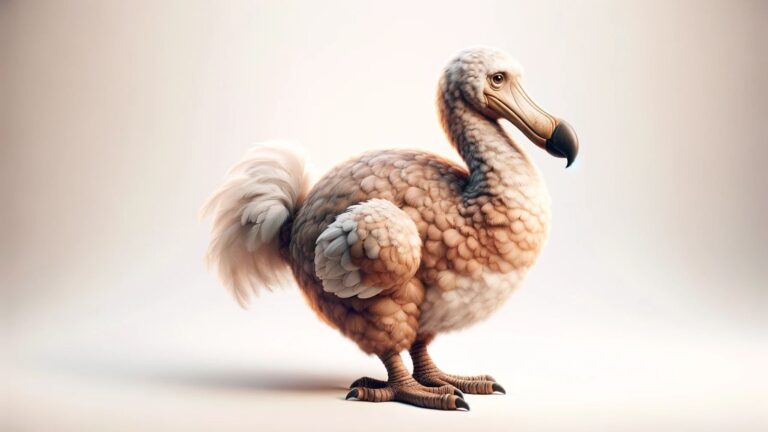 A dodo bird on white background