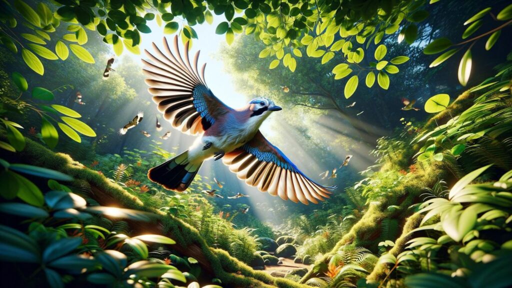 A flying jay