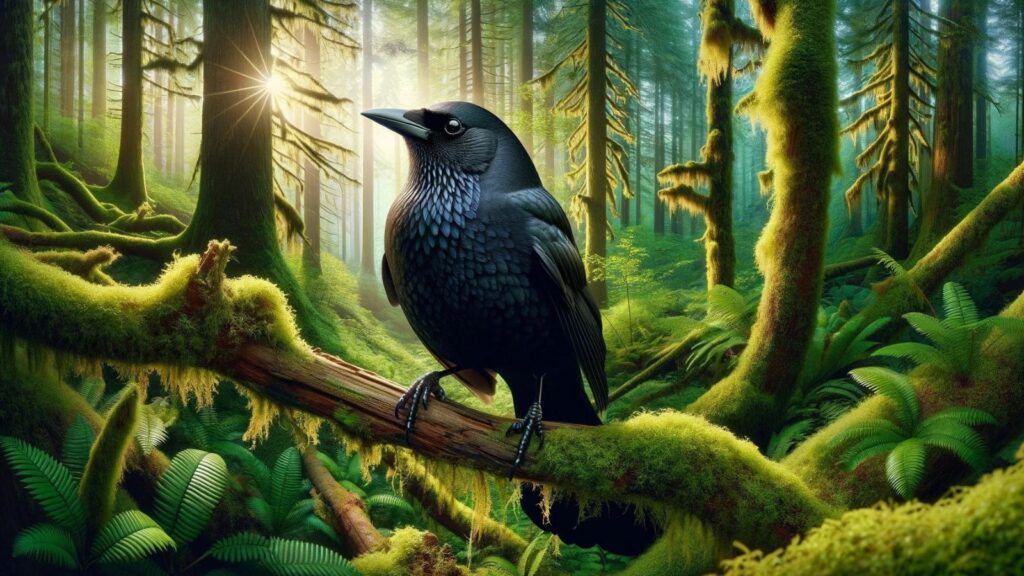 A large blackbird
