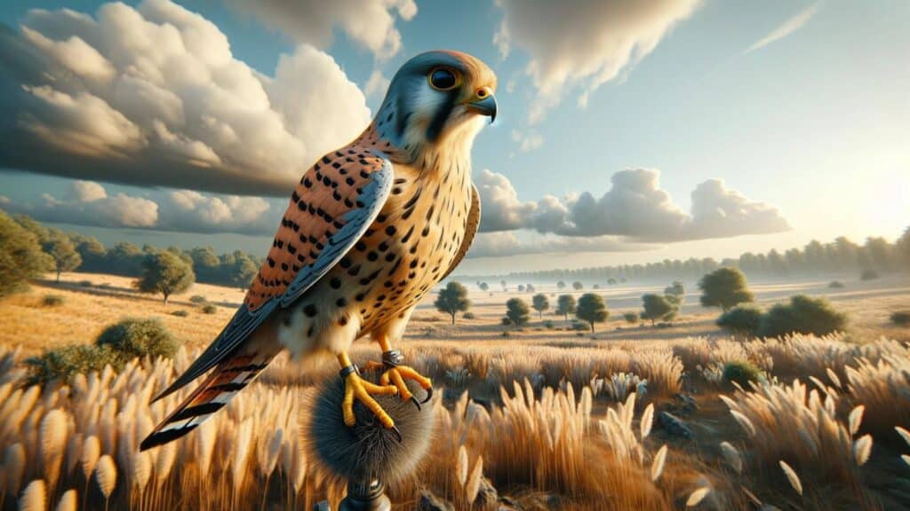 A large kestrel