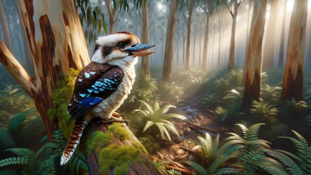 A large kookaburra