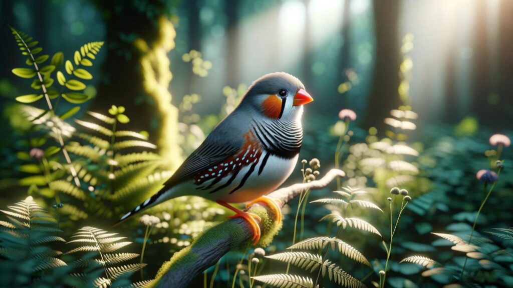 A zebra finch