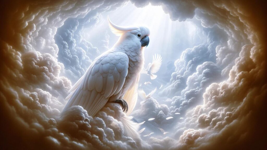 Biblical representation of the cockatoo