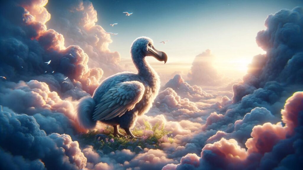 Biblical representation of the dodo bird
