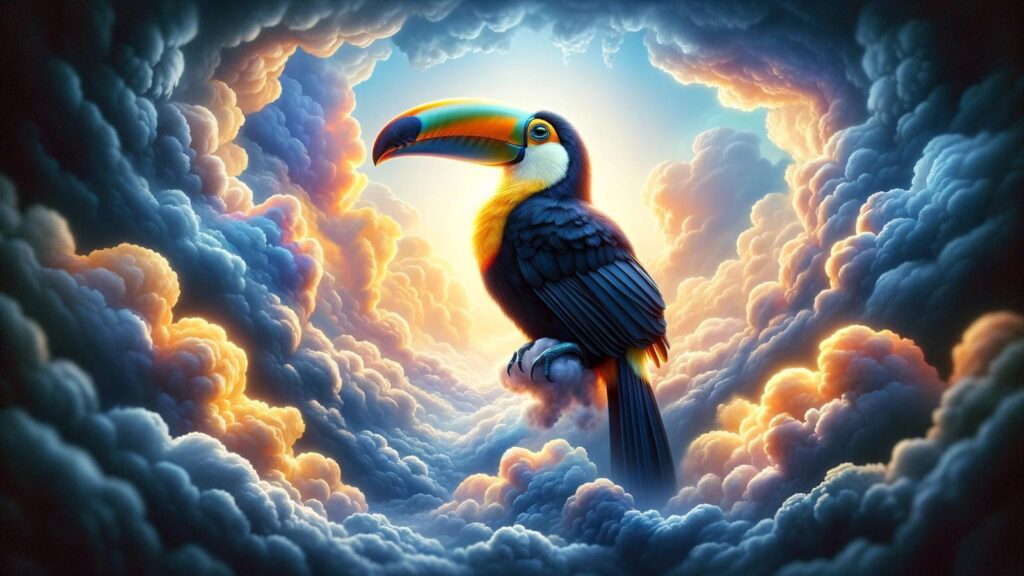 Biblical representation of the toucan