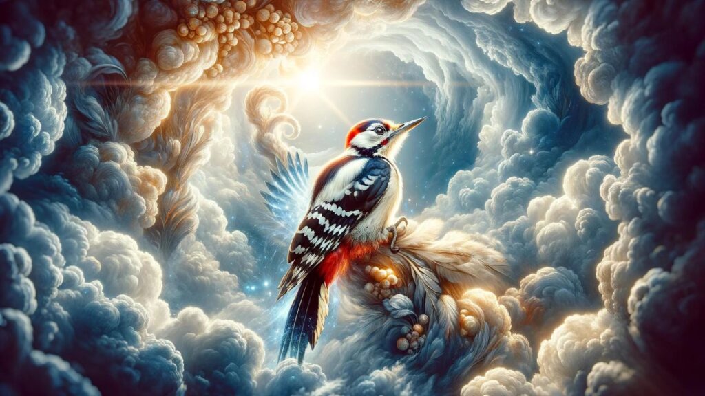 Biblical representation of the woodpecker