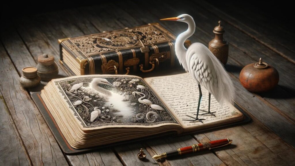 Dream journal about the egret