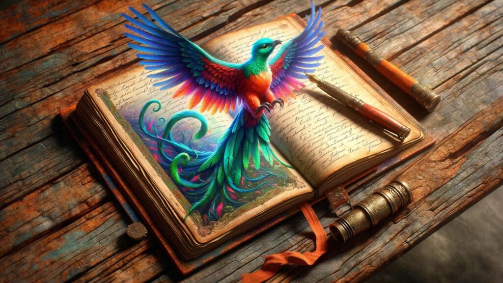 Dream journal about the quetzal bird
