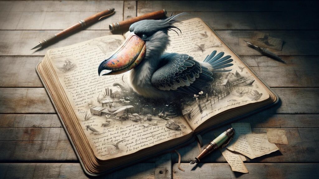 Dream journal about the shoebill