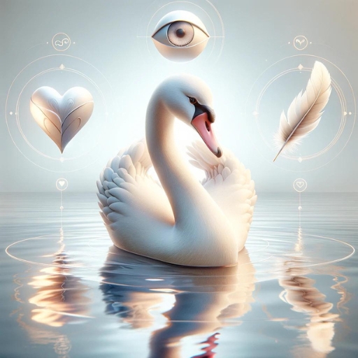 Infographic of swan dream meanings