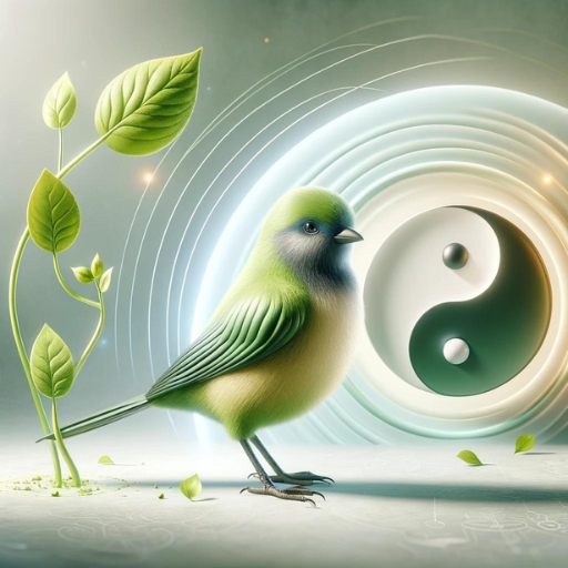 Infographic of the green bird dream meanings